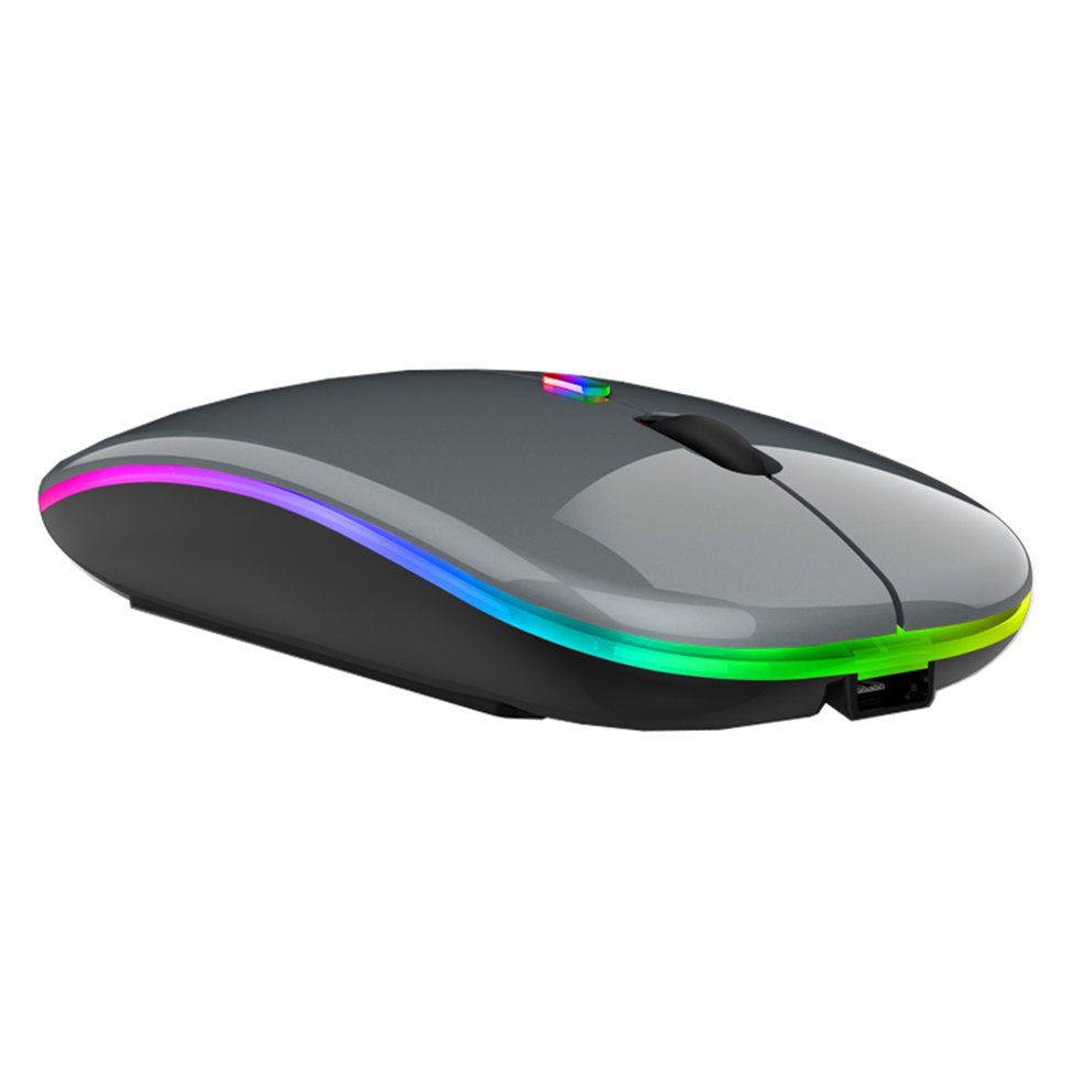Charging+2.4G+wireless+Lighting Silent Notebook Wireless Ultra-thin Mouse