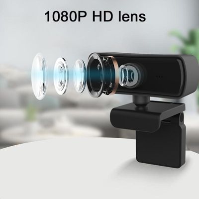 2K Webcam HD Computer PC WebCamera with Microphone 360°Rotatable Cameras Resolution 2560X1440 for Live Broadcast Video Calling Conference Work