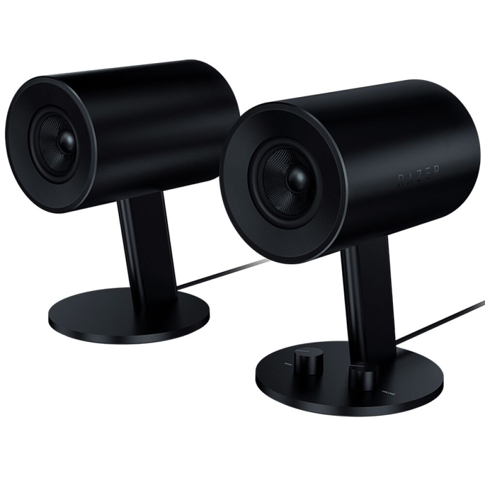 Razer Nommo 2.0 Gaming Speaker 3inch Glass Fiber Drivers with Automatic Gain Control Replacement for PC Mac Mobile Devices