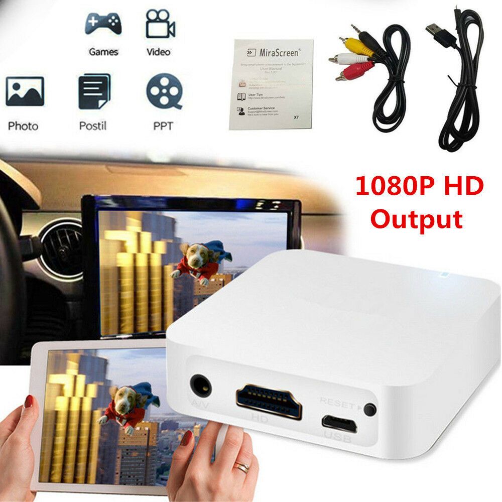 Yfashion Car WiFi Display racast Box rror Link Adapter Airplay DLNA Android iOS