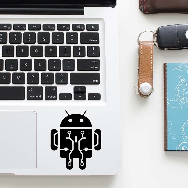 Android Robot Laptop Decal Trackpad Sticker for Apple Macbook Pro Air Retina 11 12 13 15 inch Mac Book Touchpad Skin Sticker