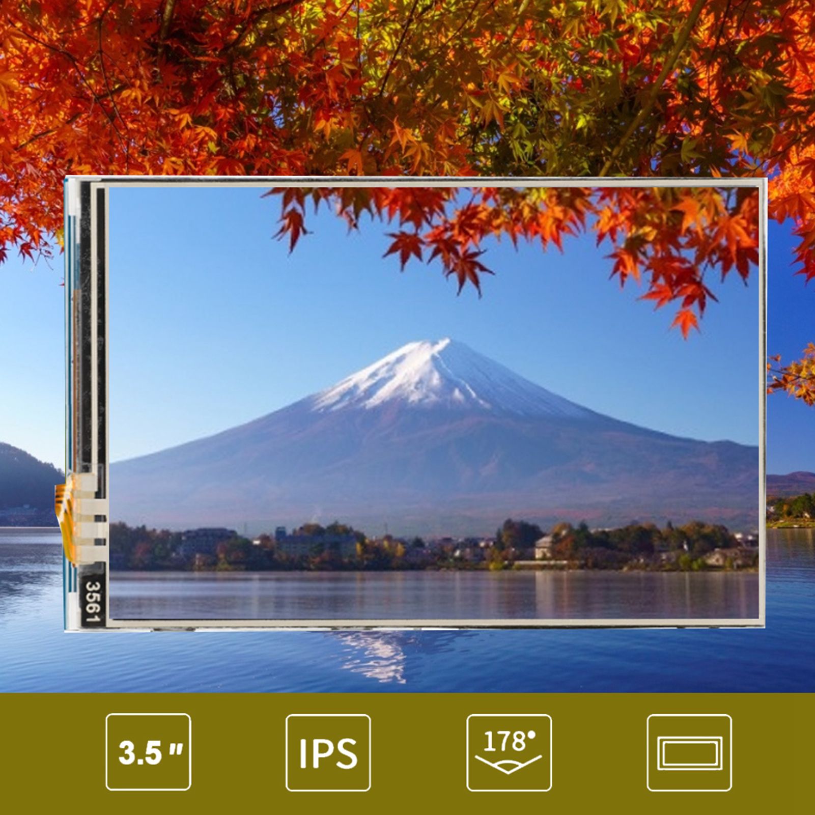 3.5 inch 480x320 Resolution Colorful TFT LCD Touch Screen Display for Raspberry Pi