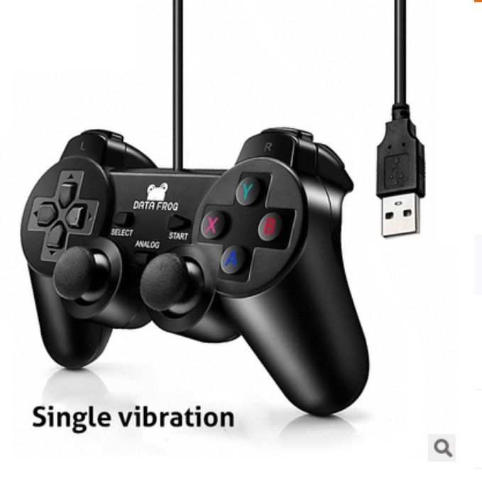 Wired Usb Pc ame Controller amepad For Pc Windows Computer Laptop Black ame Joystick color:black