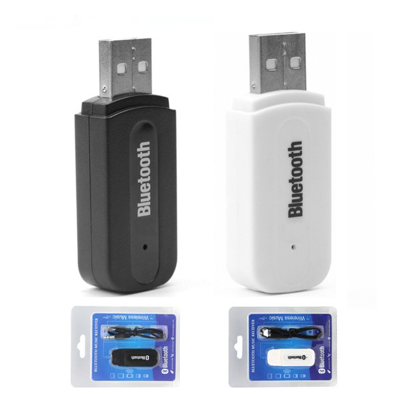 4.0 Wireless USB Bluetooth Adapter Car Speaker Wireless Audio Bluetooth Stick 3.5mm Bluetooth Audio Receiver for Windows PC Cellphone Speaker PS4