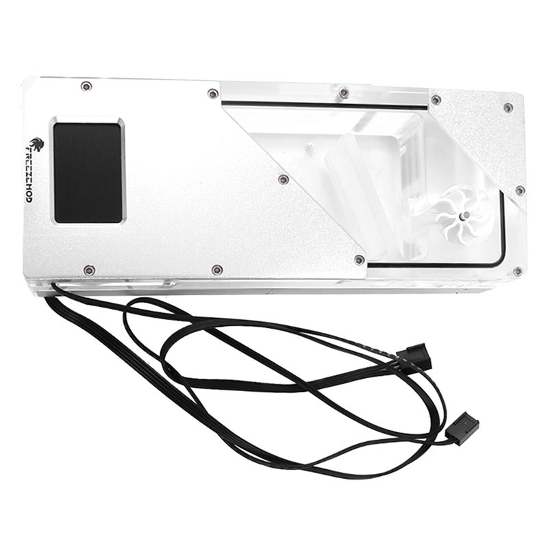 FREEZE MOD BOX-ZNSX fluid Cooler, Water Flow Temperature Speed Measurement Display Computer Cooler Set (12V)-galactic
