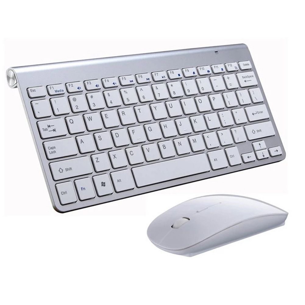 Mini Portable 2.4G Wireless Wear-resistant Keyboard Mouse Set for Computers