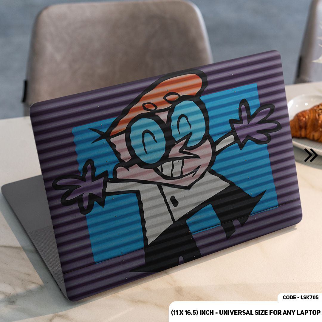 LSKN705 - Abstract Art with Cartoon Laptop Skin Decal Sticker For Any Kind of Laptop Waterproof Removable Laptop Sticker (10.5X15.5) - Handy Commodity