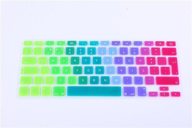 Portugal Portuguese EU / UK Silicone Keyboard Cover Skin Sticker Protection Film For Mac Macbook Air Pro Retina 13 15 17 inch