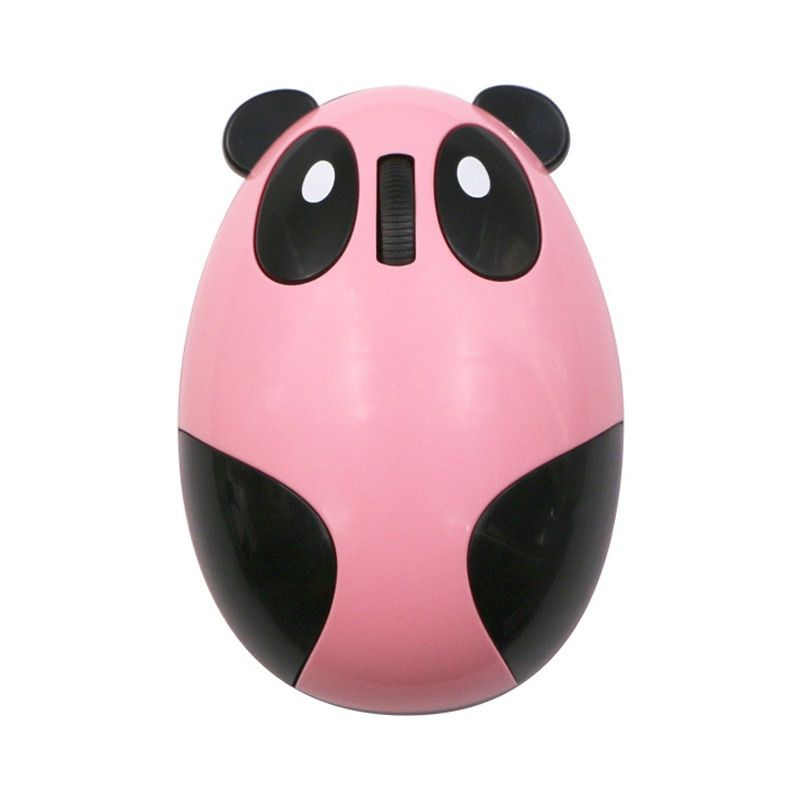 Cartoon panda mouse wireless mute micro USB interface