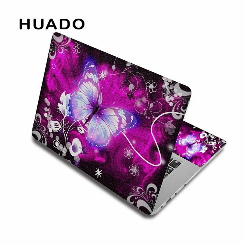Butterfly Vinyl Laptop Skin Decal 11.6" 12" 13.3" 14" 15.6"17" Computer Sticker for Lenovo/HP/Macbook/Dell