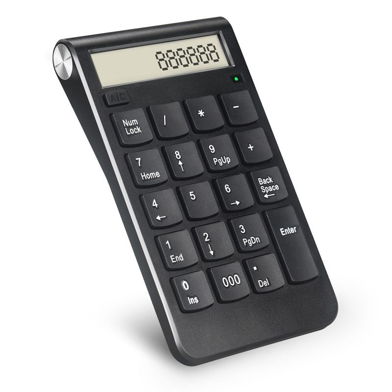 Yfashion Portable 2.4G Wireless Digital Keyboard USB Number Pad 20 Keys ni Numeric Keypad for Laptop PC Notebook