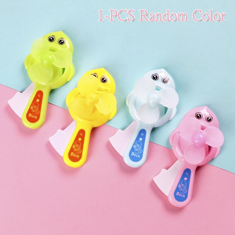 VIERUODIS NEW Mini Fan Hand Pressure Small Desktop Fans Portable Manual Handheld Fans for Home Children Kid Air Cooler Fan 1 Pcs