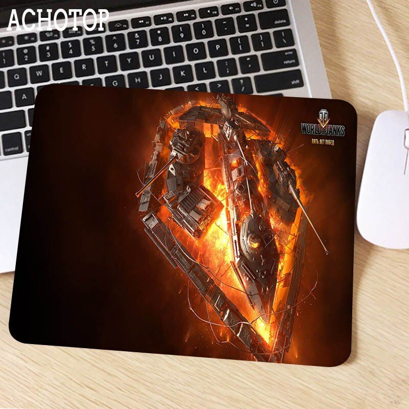 Hot World Of Tanks Mouse Pad Computer Notebook Gaming Marble Pattern Game s 22X18/25X20/2X29CM desk mouse mat