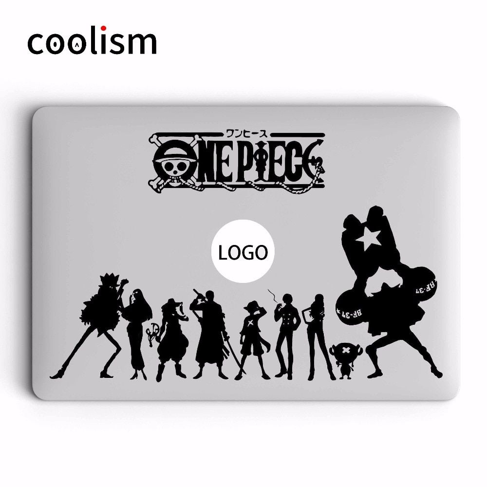 One Piece Family Anime Laptop Sticker for Apple Macbook Decal Air 13 Pro Retina 11 12 15 17 inch Vinyl Mac Skin Notebook Sticker