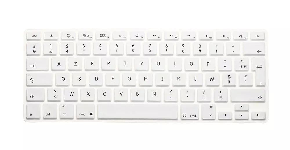 For Macbook Air Pro Retina 13 15 Keyboard Cover 1Pcs Eu Euro Azerty French Silicone For Imac Keyboard Skin Protector