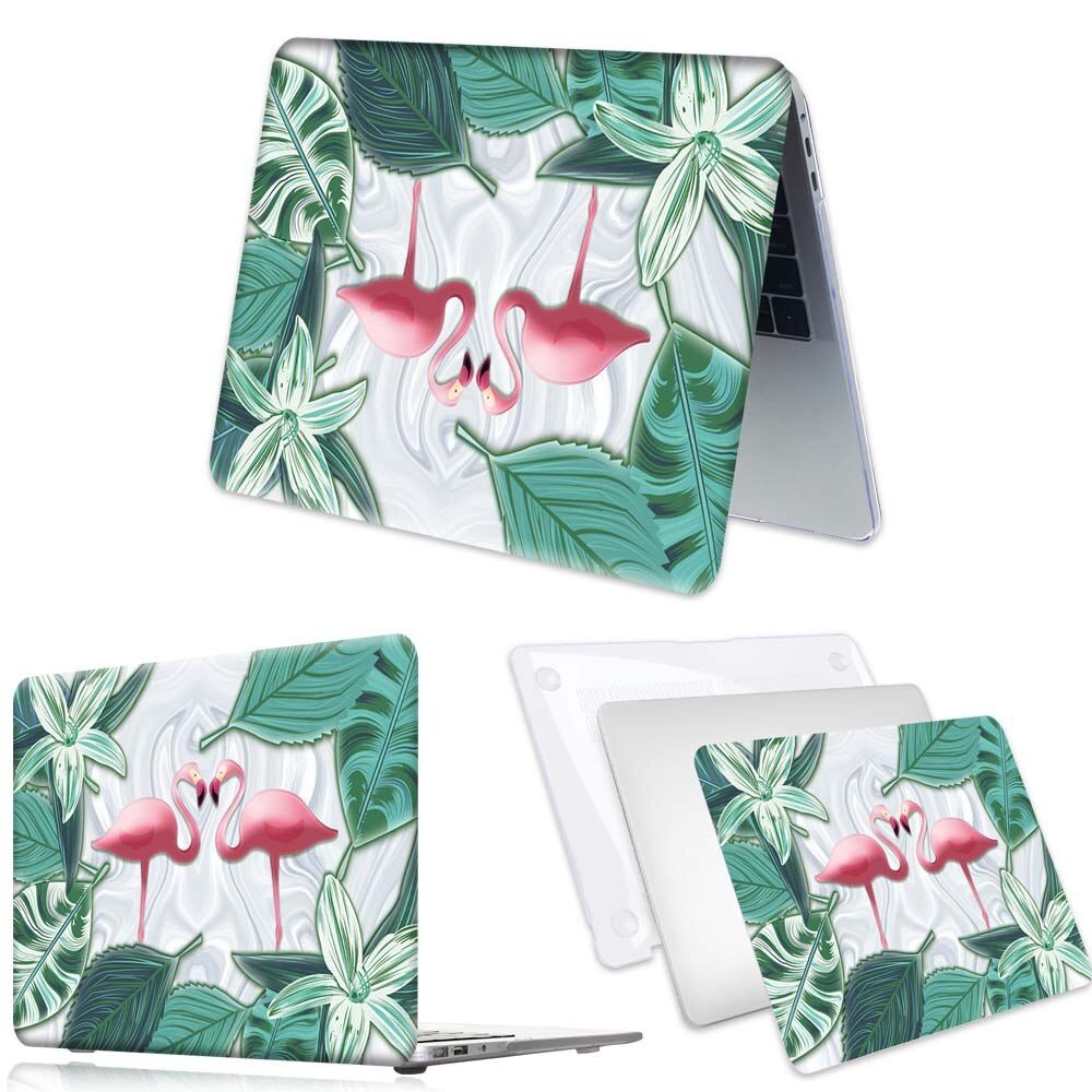 Laptop Case for Apple Macbook Air 11/13 Inch/MacBook Pro 13/15/16 Inch Flamingo Series Scratch-Resistant Plastic Hard Shell Case