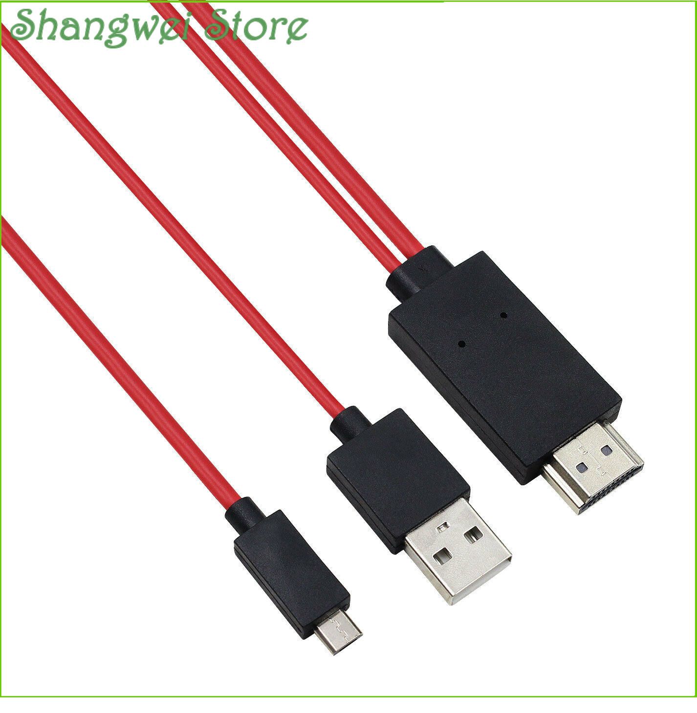 1080P MHL micro USB HDMI HDTV AV TV Cable adapter Cord For ZTE Era U970 phone