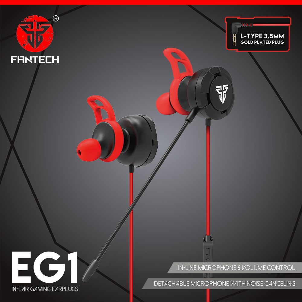 FANTECH EG1 IN-EAR MOBILE GAMERS EARPLUGS BEST FOR PHONES
