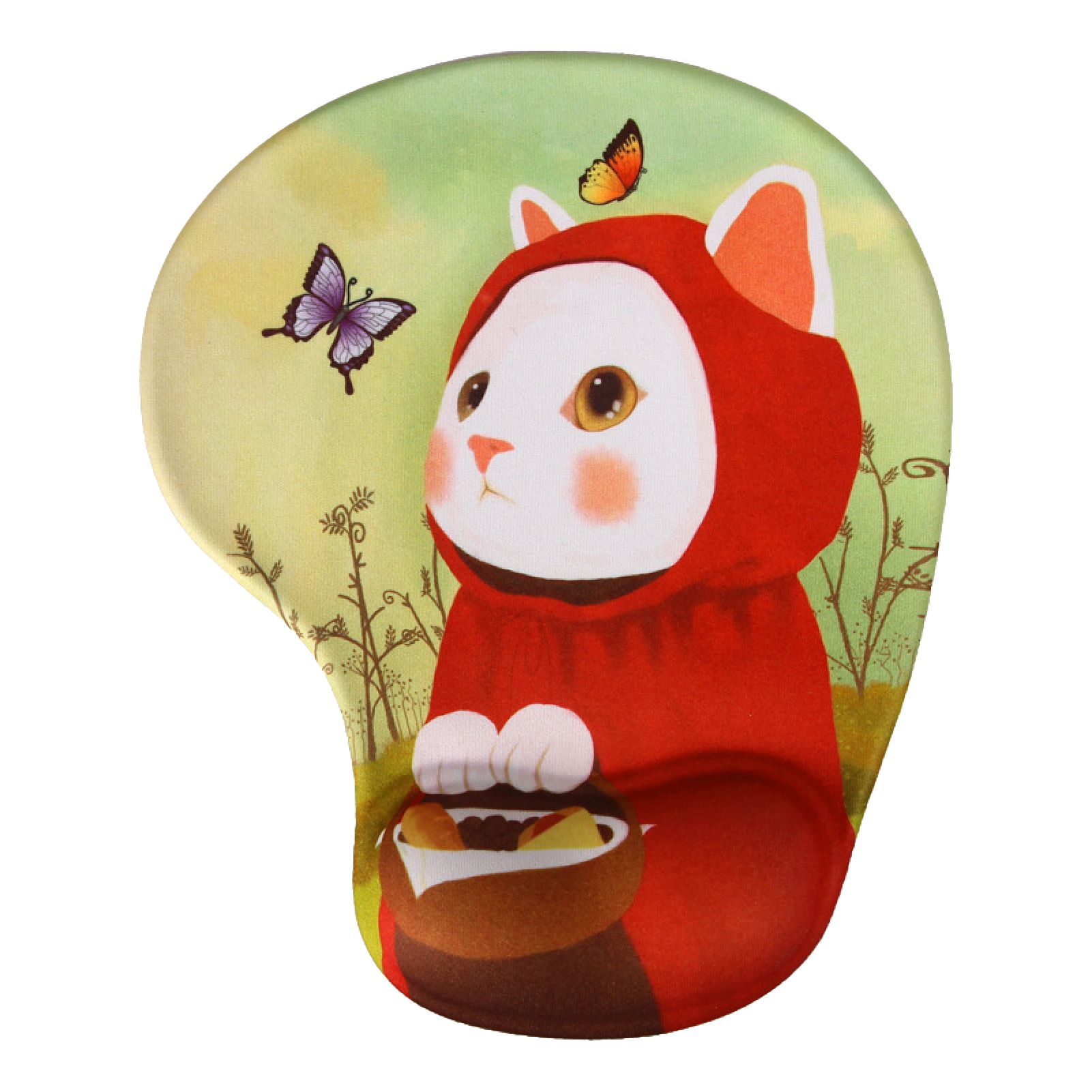 Mouse Pad Cute Cartoon Silicone 3D Wrist Rest Mice Mat for Office