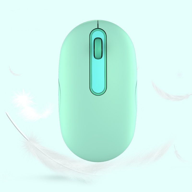 New Girls Bluetooth Mouse Mute Charging Mouse Office Wireless Mouse Colorful 2.4G Optical Mouse