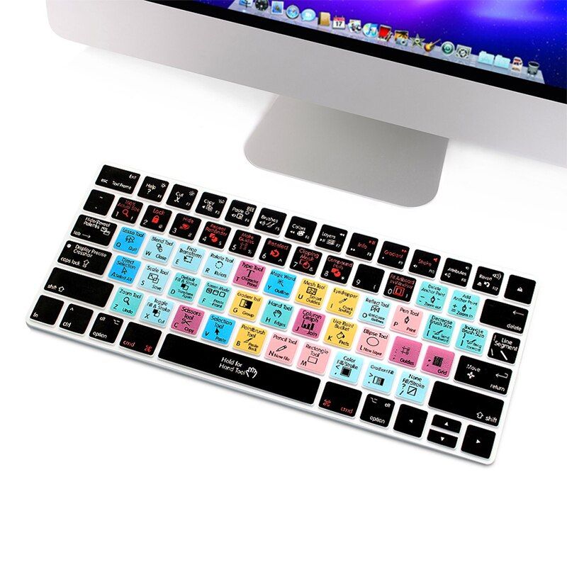 Ableton Live Avid Pro Tools Final Cut Pro X PS Hot key Functional Keyboard Cover Skin for Magic Keyboard MLA22B/A US