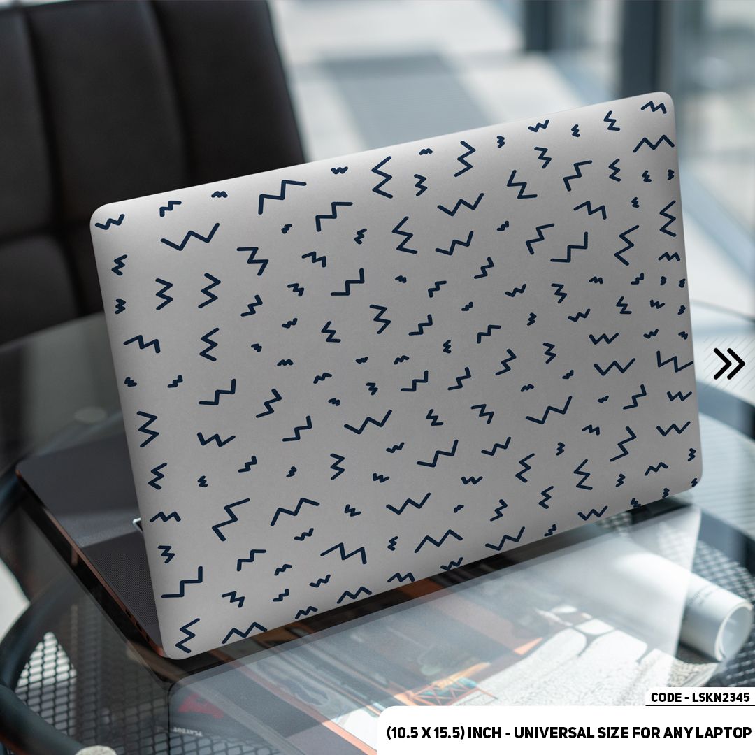 LSKN2345 - Seamless Geomatric Pattern Laptop Skin Decal Sticker For Any Kind of Laptop Waterproof Removable Laptop Sticker (10.5X15.5) - Handy Commodity