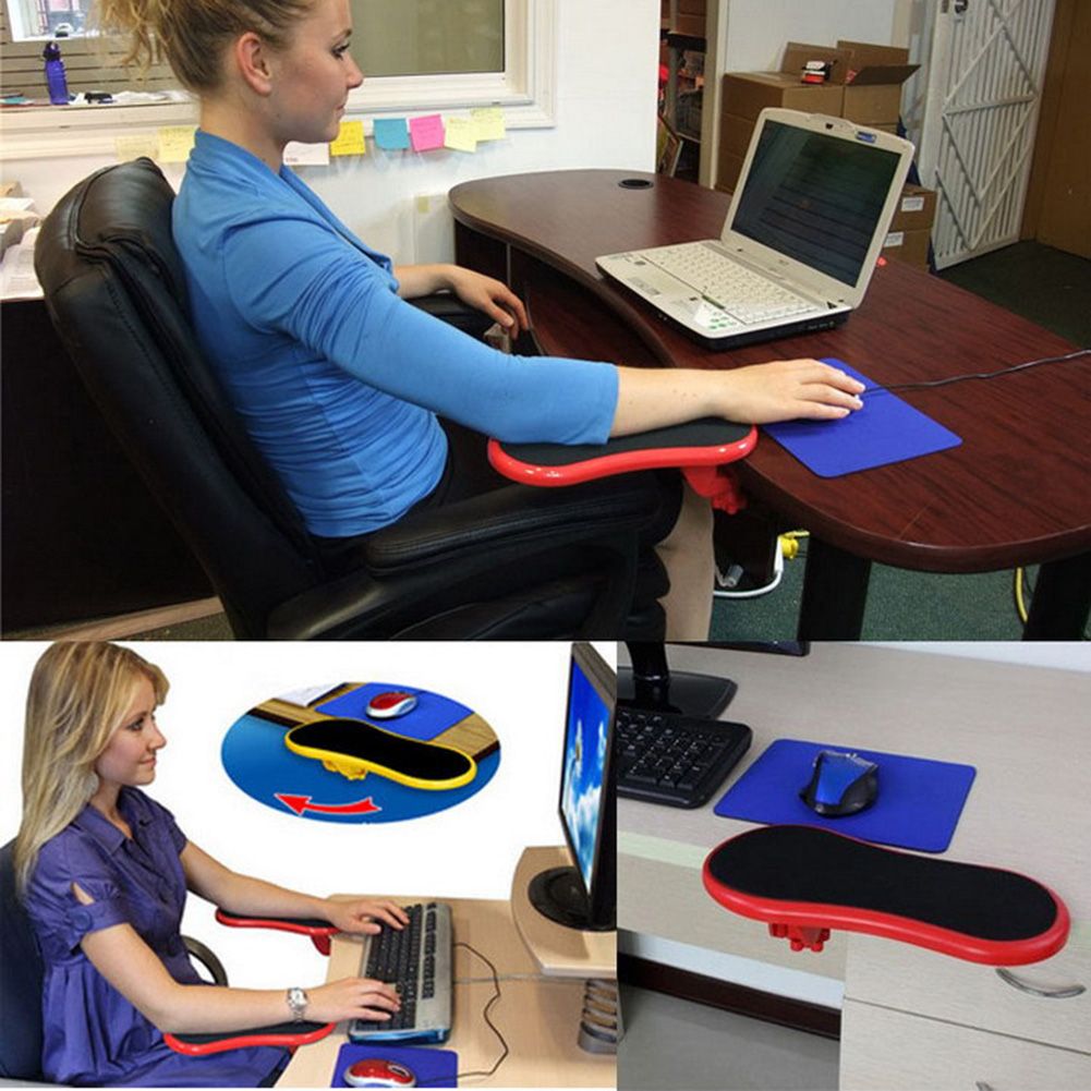 Hand Shoulder Protect armrest Pad Desk Attachable Computer Table Arm Support Mouse Pads Arm Wrist Rests Chair Extender with wear-resisting property