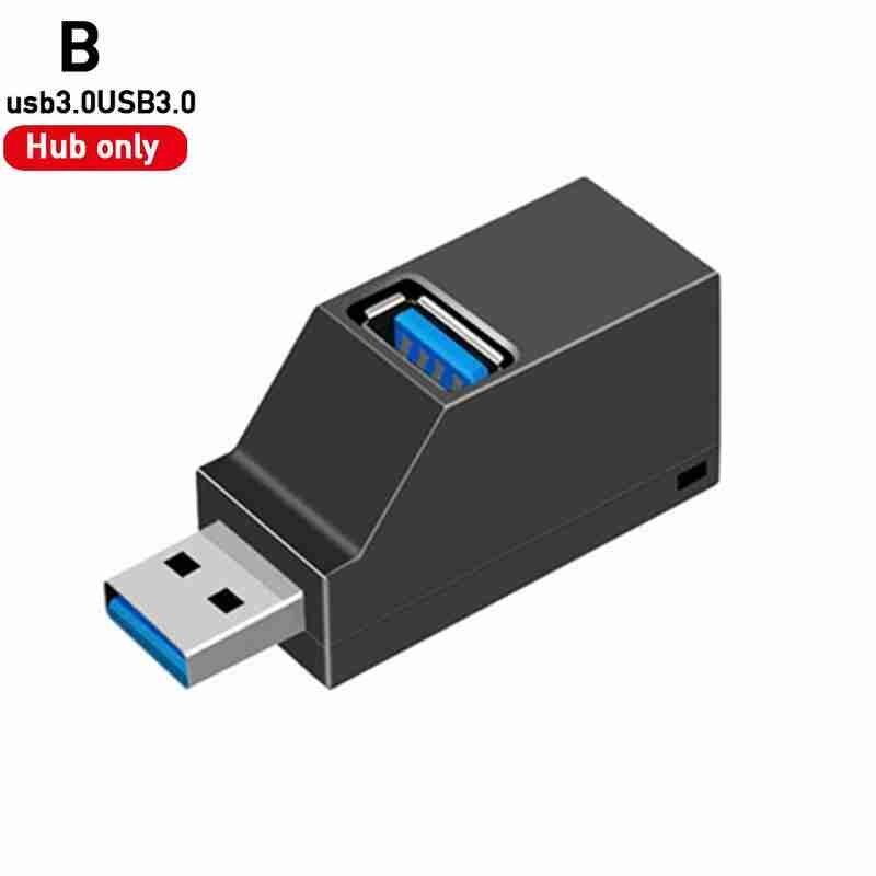 USB 3.0 splitter 3 port in-line USB HUB extension hub customized mini portable 2.0+3.0