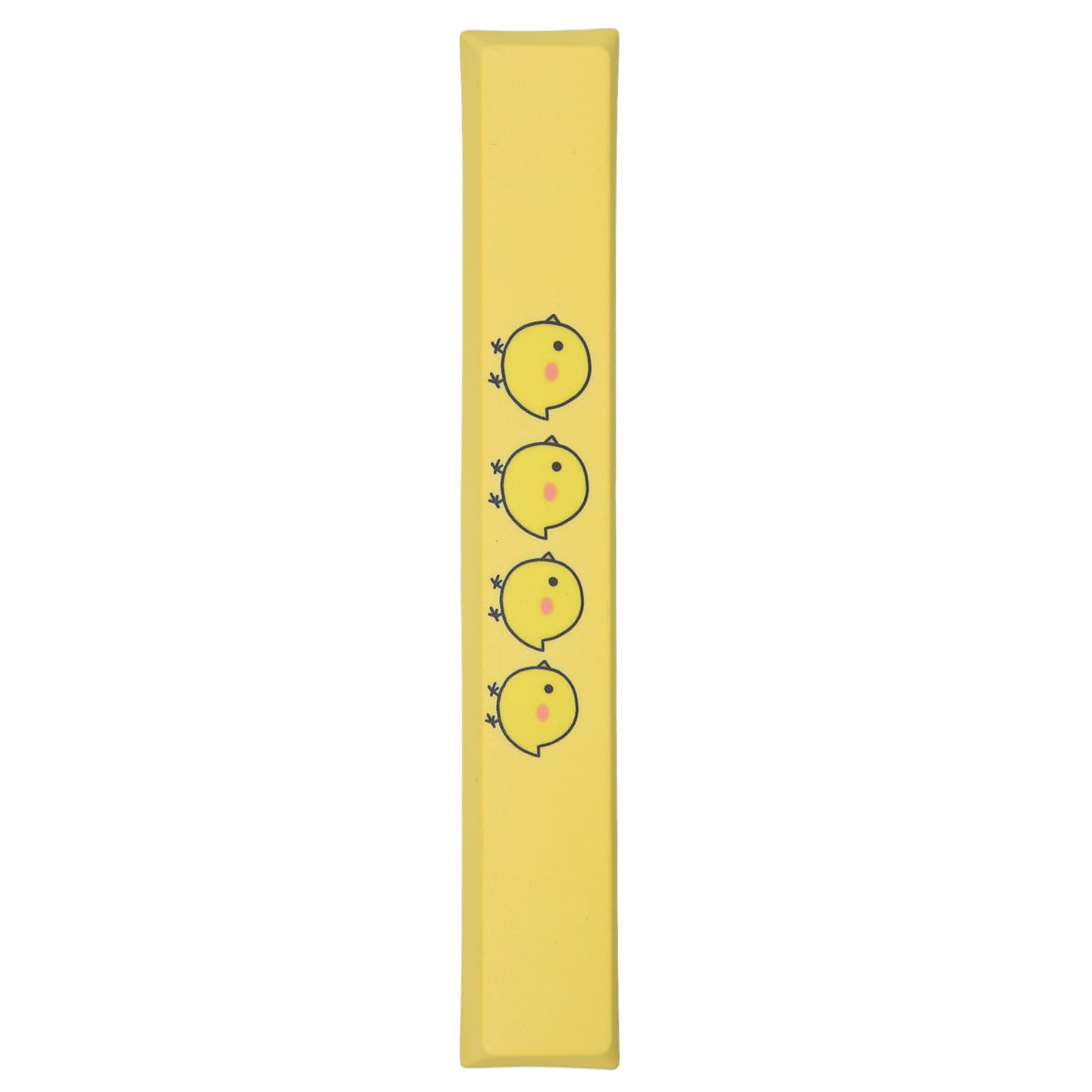 DIY PBT Yellow Chicken Pattern Spacebar Keycap Keyboard Space Keycaps Accessory
