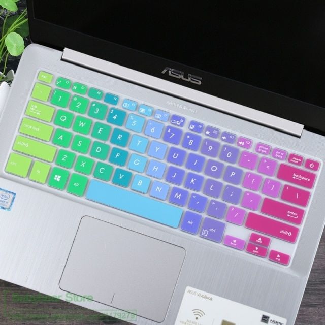Silicone  Keyboard cover Protector Skin Covers 14 Inch For Asus vivobook 14 X411UF X411UA X411 X411UN X411MA X411N R421