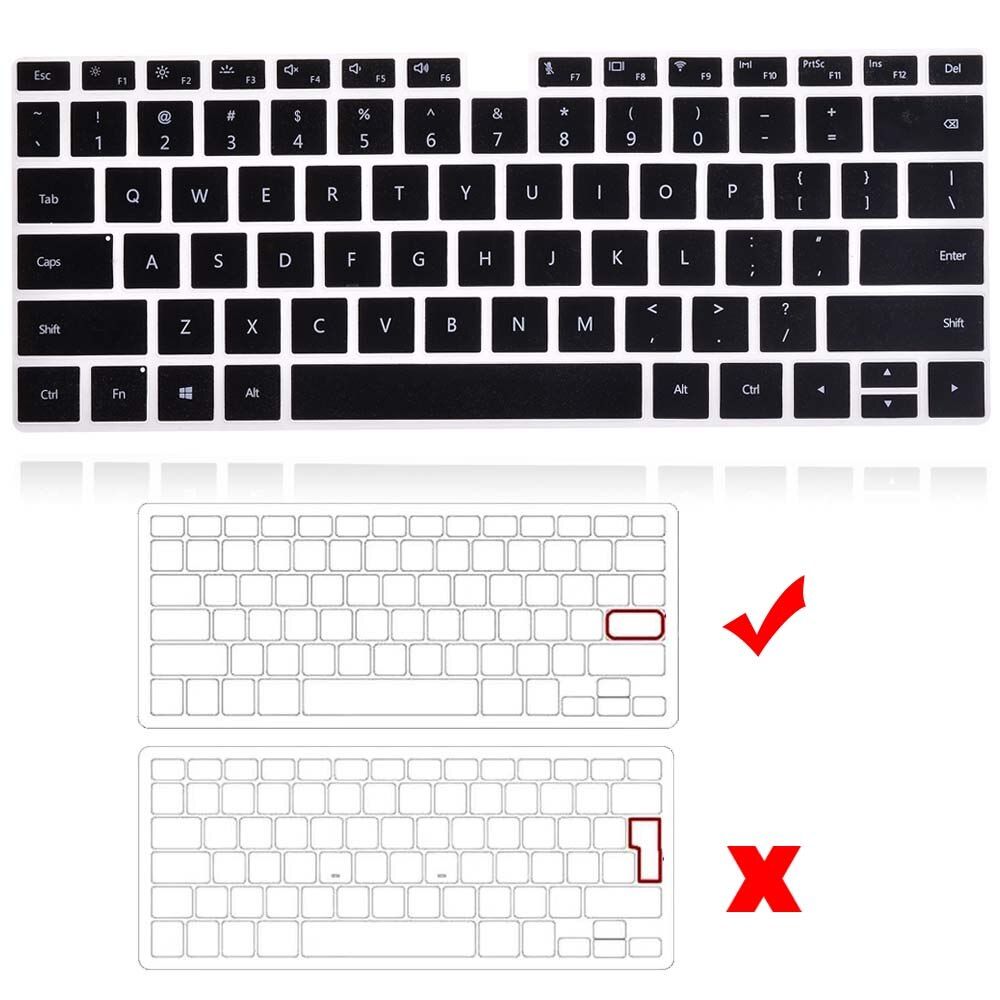 For Huawei MateBook 14/D14/D15/X 2020/X Pro 13.9/Honor MagicBook 14/15/Pro 16.1 Laptop Keyboard Cover Black Protecter Film Skin