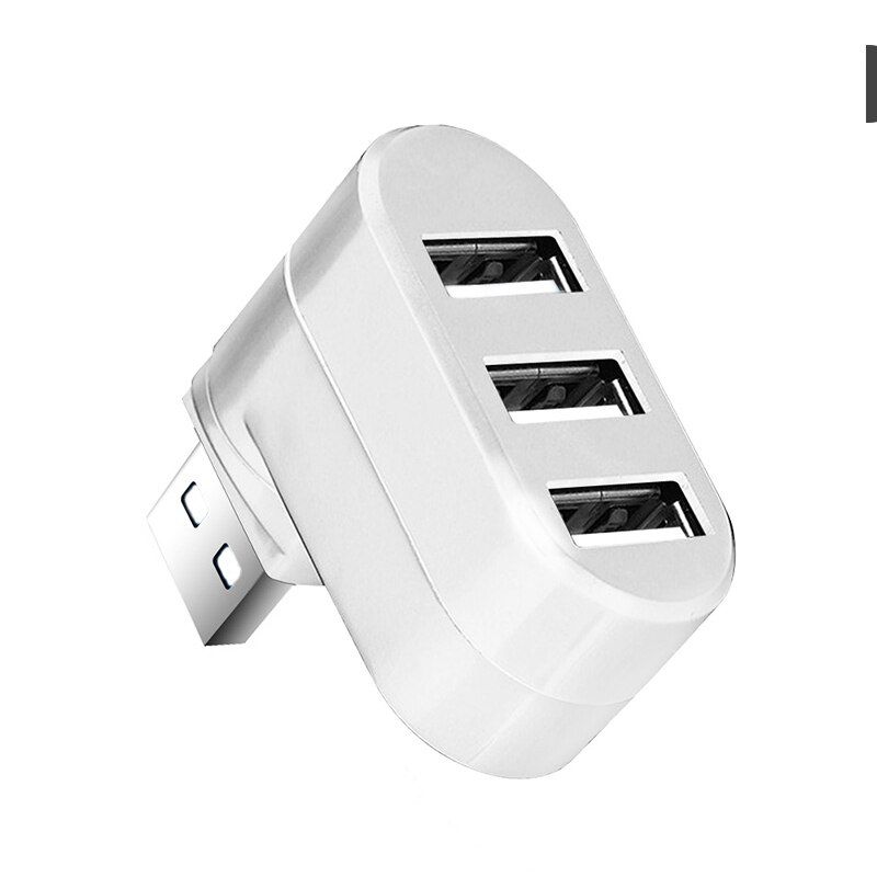 Mini USB HUB 3 Port USB 2.0 Splitter Straight Insertion Rotate Portable Slim HUB for iMac Desktop Laptop Accessories OTG Adapter