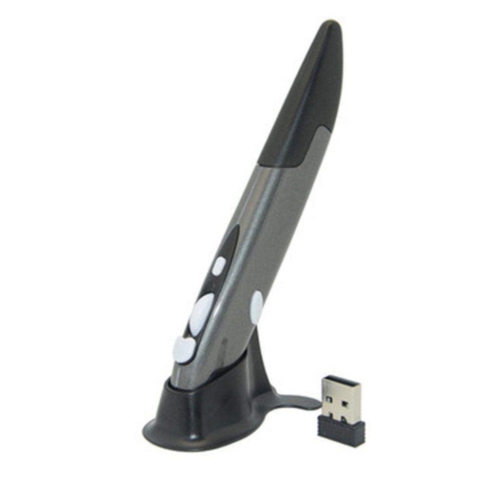 2.4G Wireless Mouse Pen Personality Creative Vertical Pen Mouse Stylus Mouse