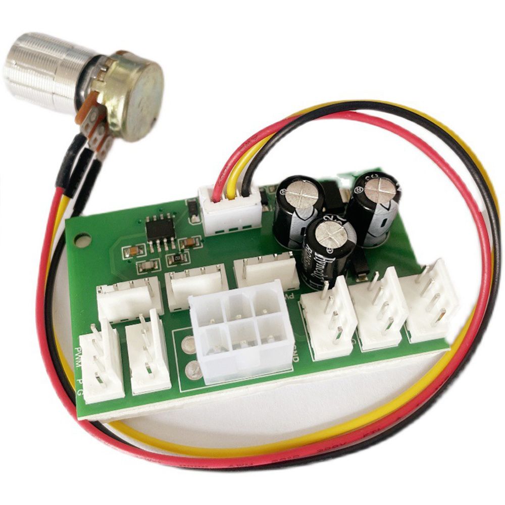 Computer Case Miner Fan Speed Controller 8-Channel Fan Hub PWM -Power Violent Fan Controller Fan Speed Governor
