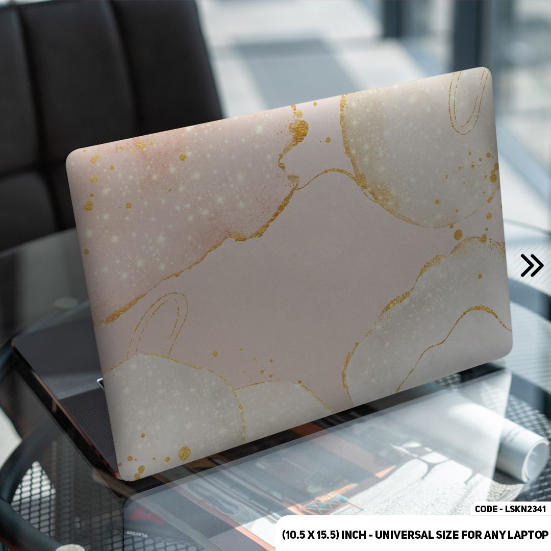 LSKN2341 - Liquid Marble Texture Laptop Skin Decal Sticker For Any Kind of Laptop Waterproof Removable Laptop Sticker (10.5X15.5) - Handy Commodity