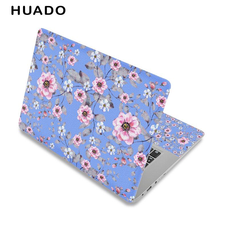 Flower Laptop Skin Sticker 13.3" 14" 15.6" 17" Notebook Surface Cover Decal for Lenovo/HP/Macbook/Acer