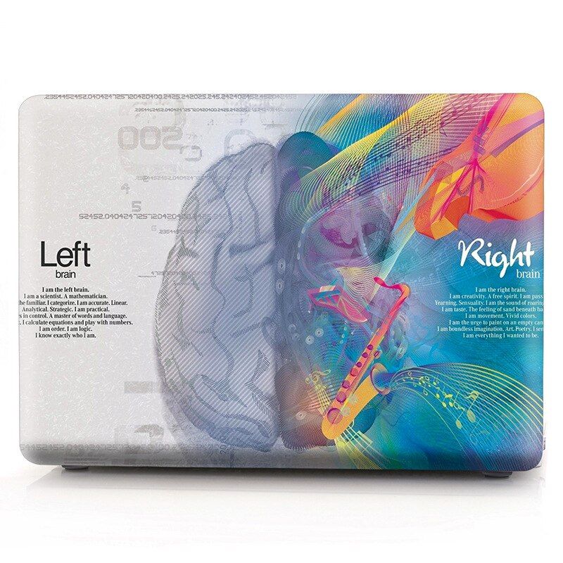 Art Print  Brain Protective Case for Macbook Air 13 inch 11 Cover Pro 13 15 16 12 Retina Touch Bar A1706 A1370 A1534 A1392 Shell