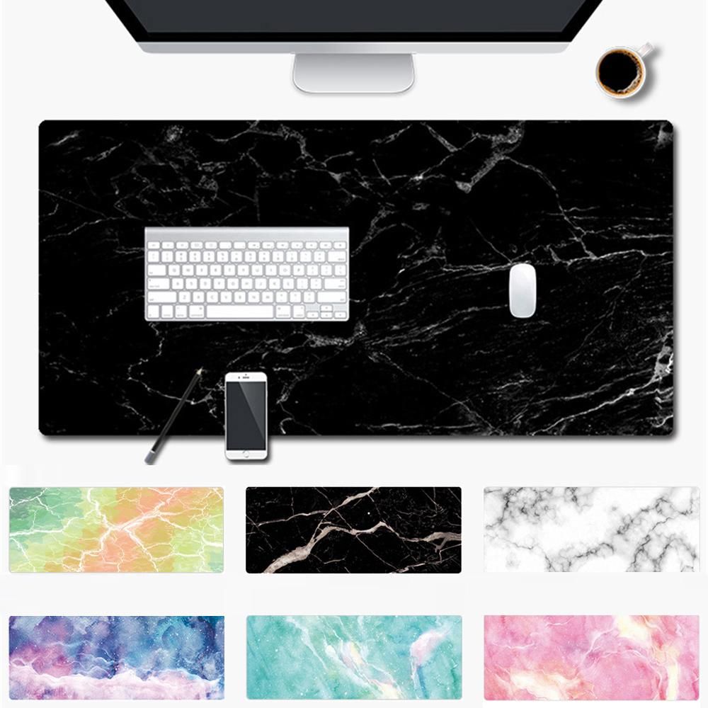 【BestGO】 Large Marble Grain Mouse Pad Office Computer Desk Mat Modern Table Game Keyboard Laptop Cushion Soft Top Quality