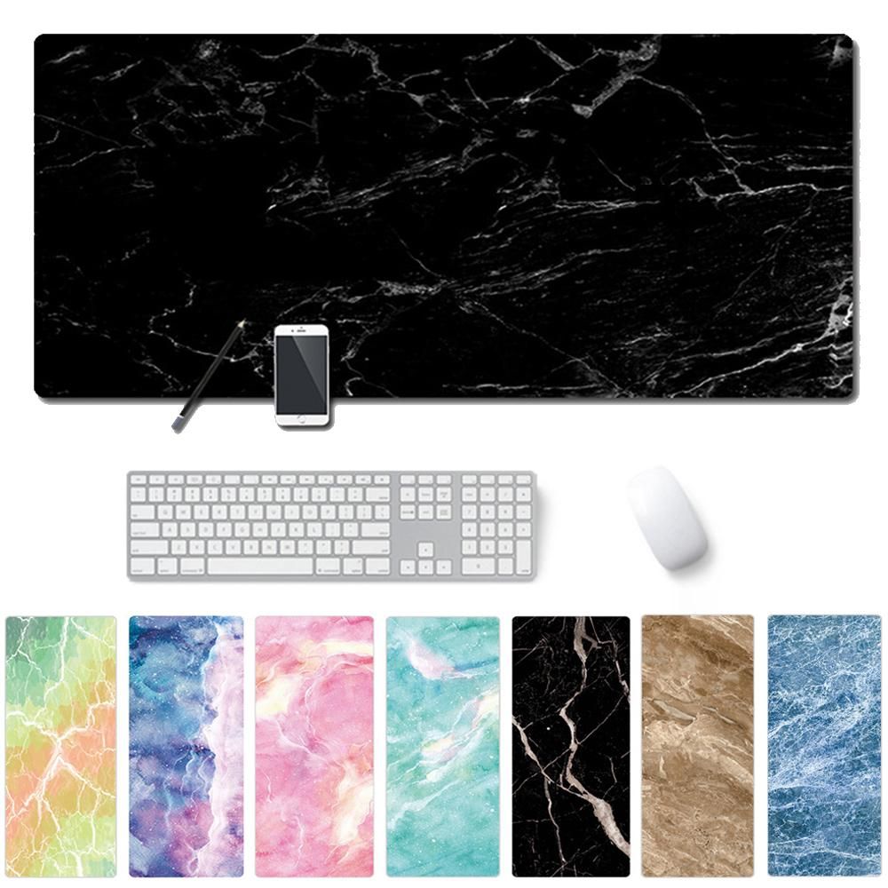【ALLGOOD】Large Marble Grain Mouse Pad Office Computer Desk Mat Modern Table Game Keyboard Laptop Cushion Soft Top Quality