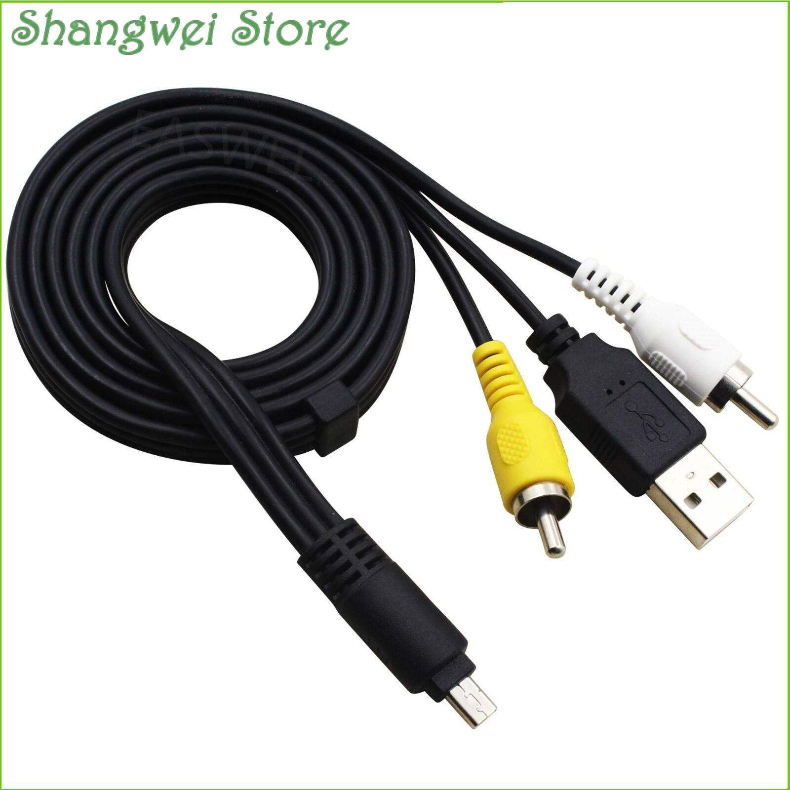 AV Audio VIDEO TV Cable USB Charger Cord For Nikon CoolPix S4000 S4100 Camera