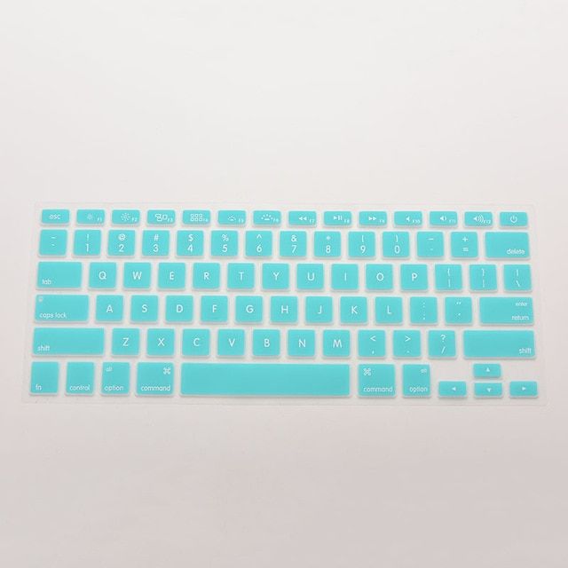 Colorful Silicone Keyboard Cover Sticker For Macbook Air 13 Pro 13 15 17 Protector Sticker Film  28.7cm x 11.9cm keyboard Skin