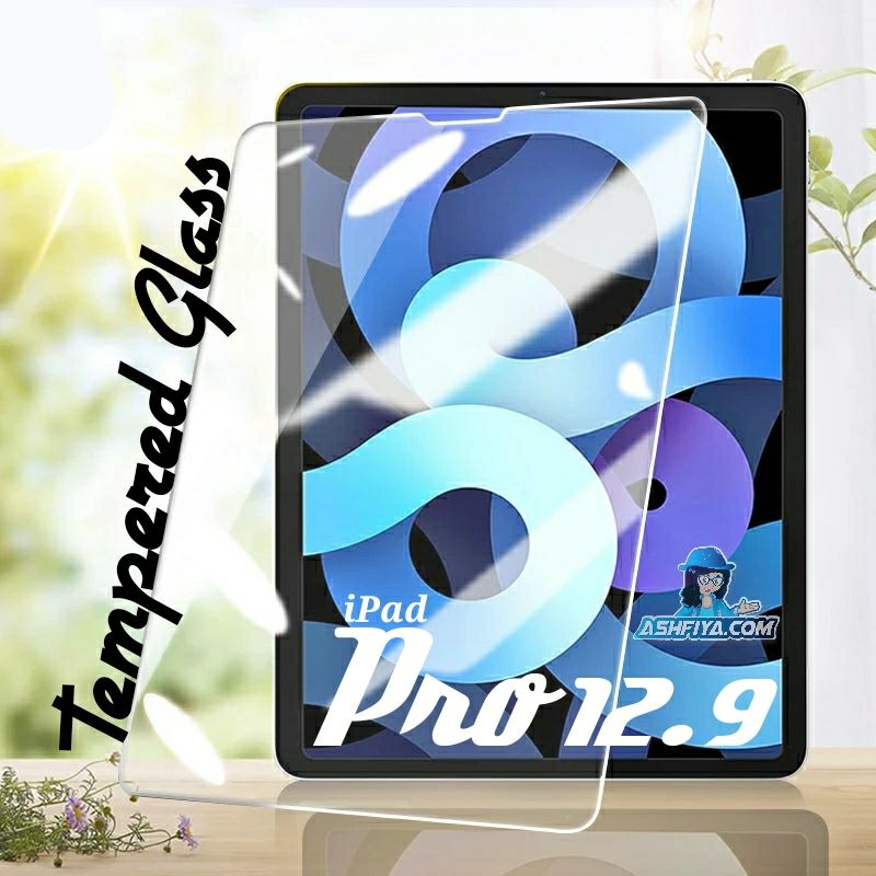 HD Tempered Glass Screen Protector for Apple iPad Pro 12.9 2020 4th Generation A2069, A2232, A2233, A2229