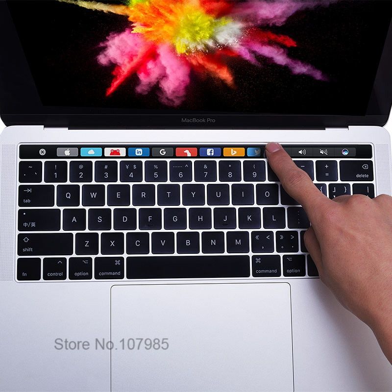 For  Macbook Pro 13.3 15 16 inch Touch Bar 2016-2019 A2141 A2159 A1989 A1706 A1707 A1990 Touchbar Protector Sticker Film