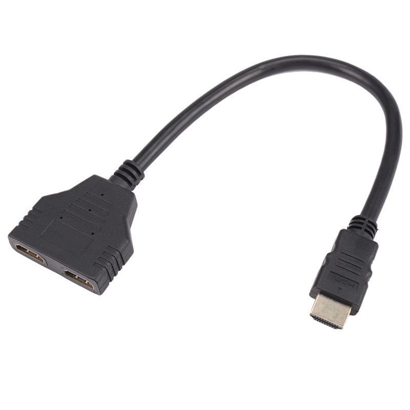 1080P Hdmi Port Male To 2 Female 1 In 2 Out Splitter Cable Adapter Converter