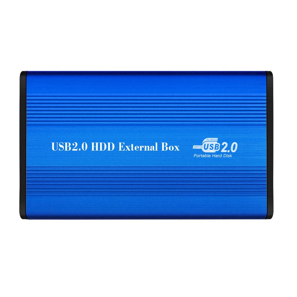 USB2.0 to IDE Hard Disk Case 2.5'' IDE HDD Enclosure Portable Hard Disk Box Aluminum Alloy HDD Enclosure Red