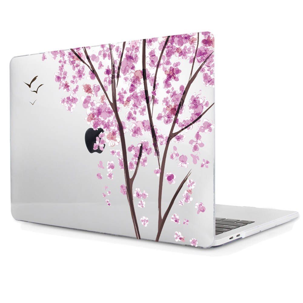 Cherry Blossoms Hard Case for 2020 Macbook Air 13 inch A2337 A2179 Laptop Cover for Mac Air Pro Retina 13 16" A2141 A2338 A2289