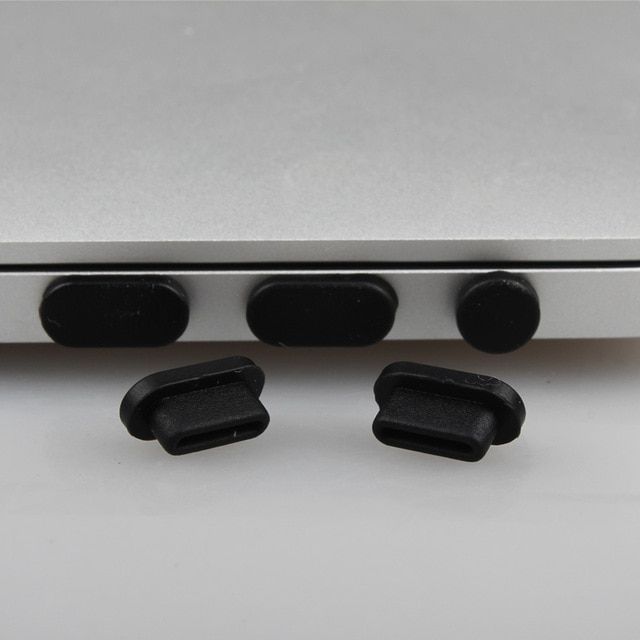 Anti Dust Dirt Plugs Cover for MacBook 12,  2020  2020 New MacBook Pro 13/15 with Thunderbolt 3 Ports  Laptop Dust Plugs