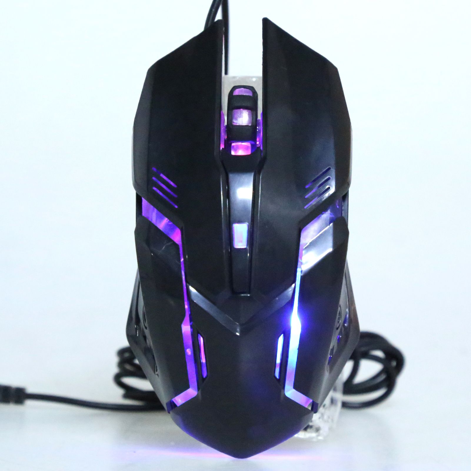 Himeng La USB Wired Keyboard Mouse Combo Illuminated LED Breathing Backlight for Gaming Office