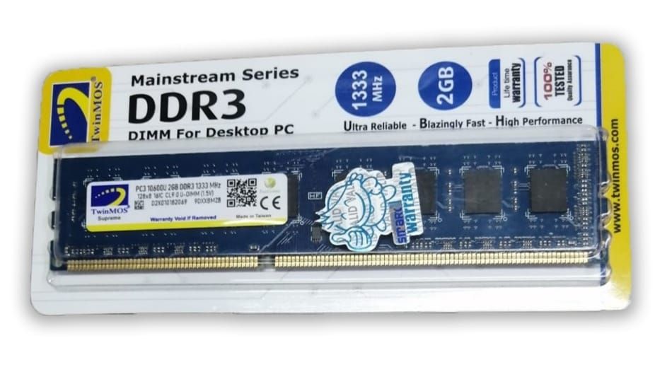 TwinMOS 2GB DDR3 1333 MHz Desktop Ram