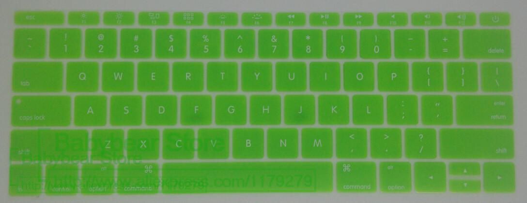 For MacBook 12" USA ANSI Keyboard Protector 2015 English Keyboard Cover For Mac book Retian 12'' Air 12 inch